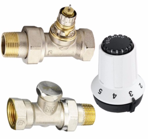 Регулировочный клапан данфосс для отопления - фото