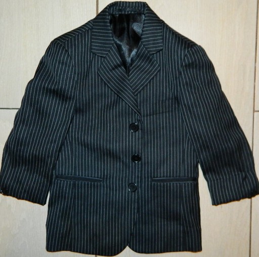 КУРТКА В ЧОРНУ СМУЖКУ РОЗМІР 104