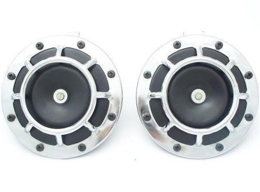 ЗВУКОВИЙ СИГНАЛ ПОДВІЙНИЙ ГУЧНИЙ 12V ХРОМ