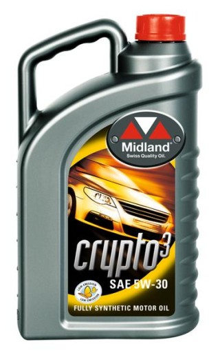 МОТОРНЕ МАСЛО MIDLAND CRYPTO3 5W30 4л ШВЕЙЦАРСЬКЕ ВИРОБНИЦТВО x2