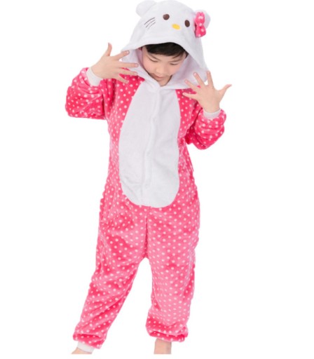 PIŻAMA HELLO KITTY DZIECIĘCA ZWIERZĘTA ONESIE