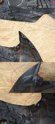 TESLA MODEL S 12-16 blende abdeckung abdeckung unter stoßstange heck