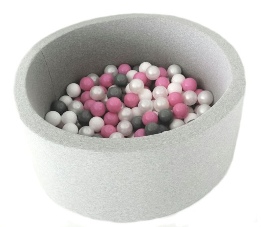 Сухий басейн з кульками Monio for Kids 40х90 см сірий