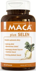 Maca plus BIOSELEN 80kaps. Bielkoviny Selén Slabosť