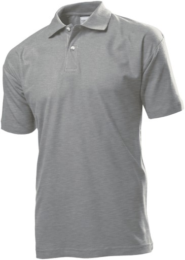 Pánske polo tričko STEDMAN ST 3000 veľ. 4XL sivé