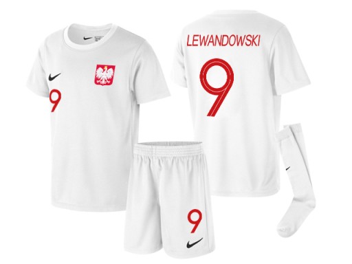 FUTBALOVÉ OBLEČENIE NIKE POĽSKO LEWANDOWSKI 122-128