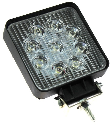 PRACOVNÁ LAMPA 9 LED HALOGÉN 9-36V VEĽMI SILNÁ