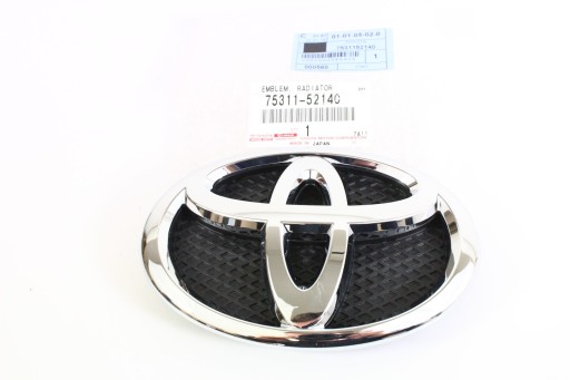 7531152140 75311-52140 - ЕМБЛЕМА ЗНАЧОК БАМПЕР ЛОГОТИП TOYOTA YARIS II 06-