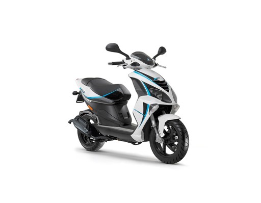 Piaggio NRG Power наклейки шпон білий 2016