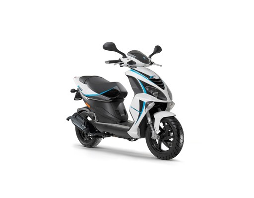 Piaggio NRG Power наклейки шпон белый 2016