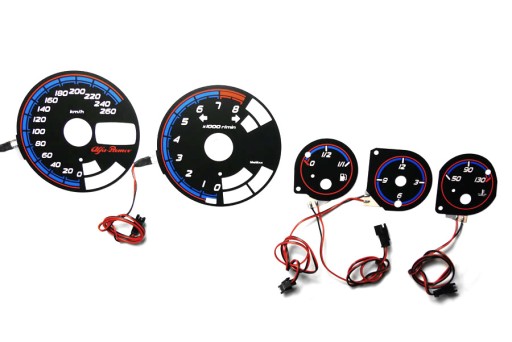 Alfa Romeo 156 циферблаты счетчика INDIGLO pattern 4