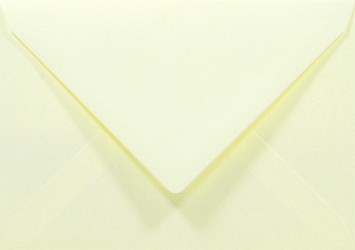 Ozdobné obálky C6 krémové ecru Rainbow R03 5ks