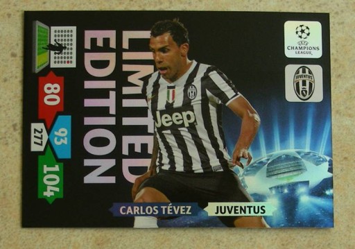 Zdjęcie oferty: Karta Limited Champions League 2013/14 - TEVEZ