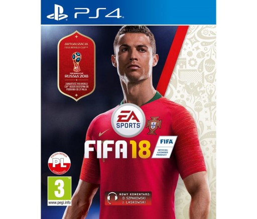 Zdjęcie oferty: Fifa 18 2018 PS4 PL +World Cup Russia