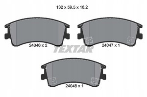 PADS TEXTAR FRONT MAZDA 6 2002-2007 photo 2 - milautoparts-fr.ukrlive.com