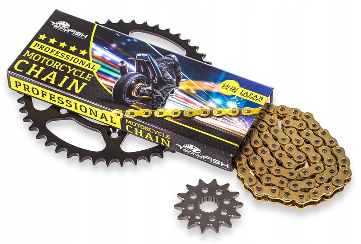 SET DRIVING GEAR APRILIA RX 50 CHAIN SUPER POWERFUL photo 1 - milautoparts-fr.ukrlive.com