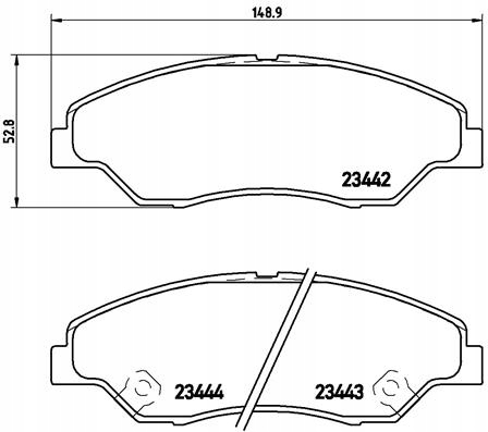 DISCS PADS FRONT KIA RETONA SPORTAGE K00 94-04 photo 2 - milautoparts-fr.ukrlive.com