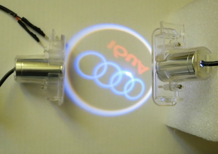 LUMIÈRE LED POWITALNE LOGO AUDI PROJECTEUR CREE MAX photo 11 - milautoparts-fr.ukrlive.com