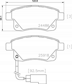 PADS DISCS TEXTAR REAR FORD TRANSIT 2006-> photo 2 - milautoparts-fr.ukrlive.com