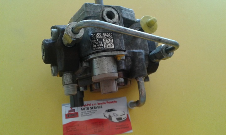 PUMP HIGH PRESSURE FUEL PUMP DENSO 22100-0R020 22100-0R021 D-CA photo 1 - milautoparts-fr.ukrlive.com