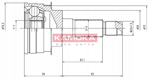 AXLE SWIVEL NAP.ZEW.26/22/56MM photo 8 - milautoparts-fr.ukrlive.com