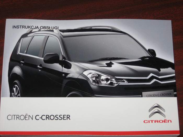 CITROEN C-CROSSER POLSKA INSTRUCTION DE SERVICE photo 1 - milautoparts-fr.ukrlive.com