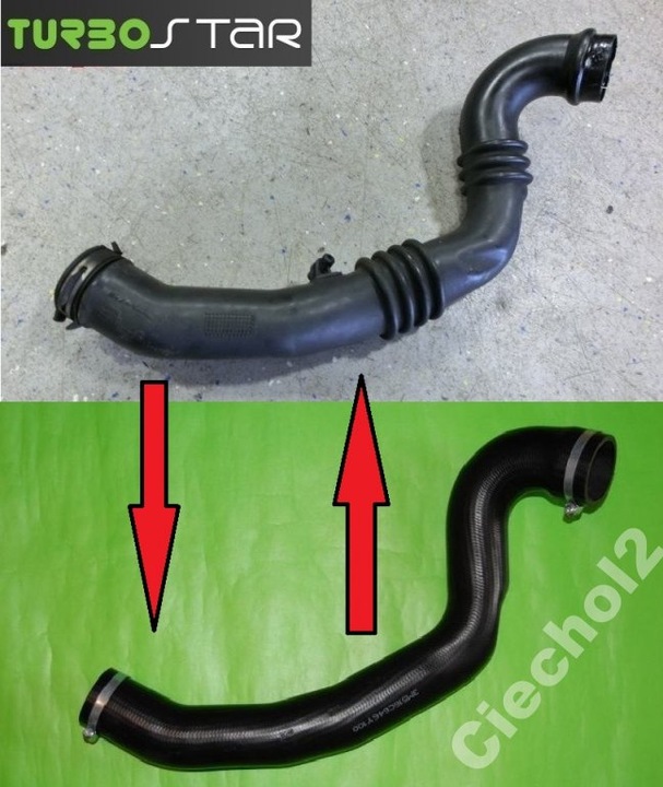 TUBE JUNCTION PIPE THROTTLE FORD FOCUS II 2.0 TDCI C-MAX photo 5 - milautoparts-fr.ukrlive.com