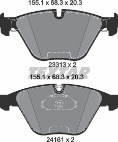 SABOTS DE FREIN CAPTEUR TEXTAR AVANT BMW 3 E90 E91 photo 2 - milautoparts-fr.ukrlive.com