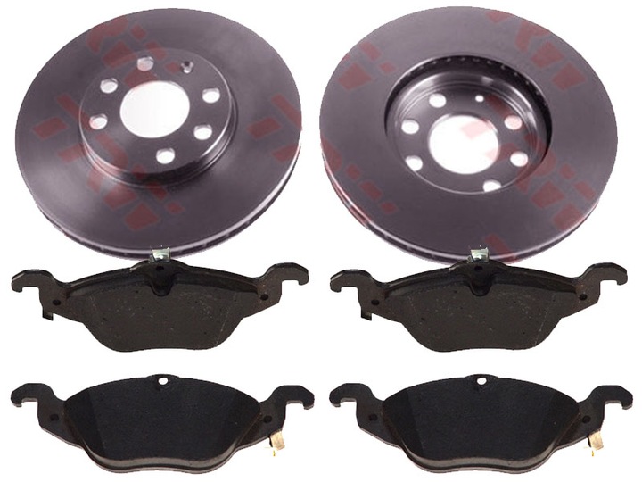 DISQUES + SABOTS DE FREIN TRW AVANT OPEL ASTRA G 4OTW 256MM photo 2 - milautoparts-fr.ukrlive.com