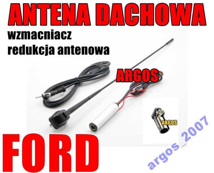 ANTENNA ROOF FORD FOCUS MONDEO AMPLIFIER + JACKPLUG photo 2 - milautoparts-fr.ukrlive.com