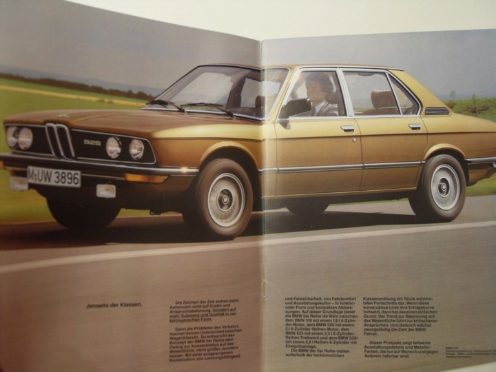 PROSPEKT 1980 KATALOG FOLDER BMW SERIES 5 E12 525 photo 1 - milautoparts-fr.ukrlive.com