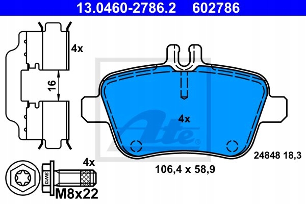 ATE DISC BRAKES DB T. W246/W176 1,5-2,1 11- photo 5 - milautoparts-fr.ukrlive.com