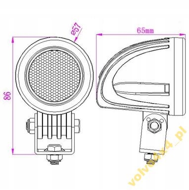 PHARE PROJECTEUR LONGUE PORTÉE SPOT PHARES ANTIBROUILLARD CREE 10W NXN LED