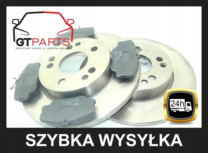 DISCS 2 PCS. + PADS FRONT MERCEDES W124 85-95 284X12 photo 2 - milautoparts-fr.ukrlive.com