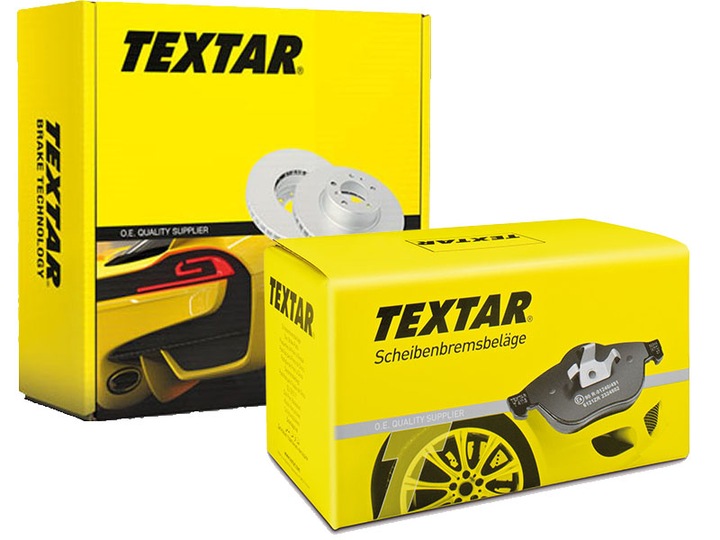 2× TEXTAR 92060903 DISQUE DE FREIN + SABOTS DE FREIN DE FREIN TEXTAR 2497901 photo 1 - milautoparts-fr.ukrlive.com