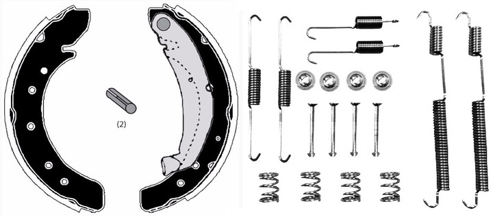 SABOTS DE FREIN À TAMBOUR RESSORTS DUCATO CHARGE 1.4 TONY photo 1 - milautoparts-fr.ukrlive.com