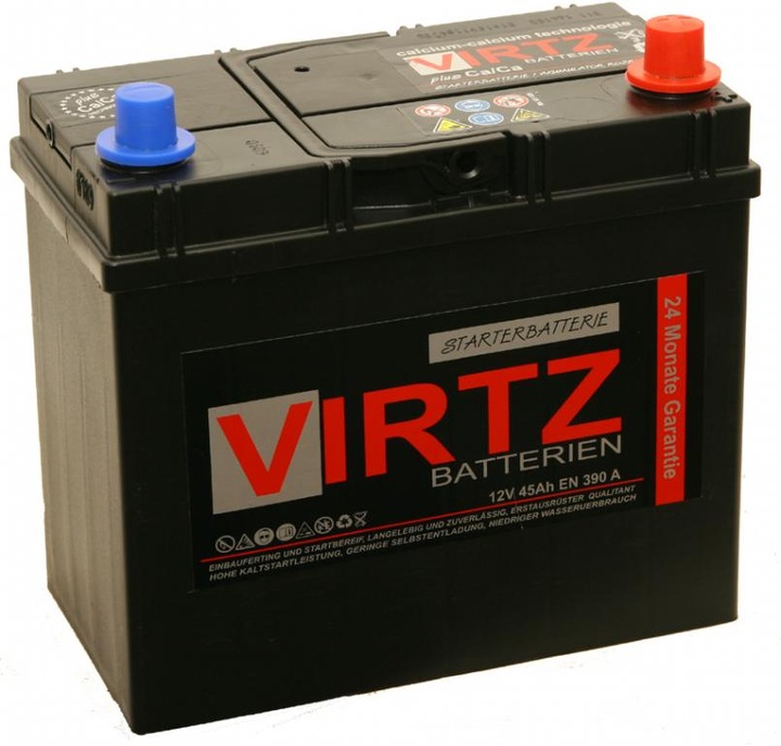 ACCUMULATEUR VIRTZ 12V/45AH HONDA TOYOTA NISSAN KCE photo 1 - milautoparts-fr.ukrlive.com