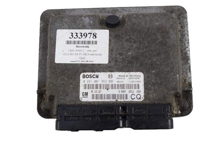 CONTROL UNIT 09133267 OPEL ASTRA 2 II G 2.0 DTL 00R photo 1 - milautoparts-fr.ukrlive.com