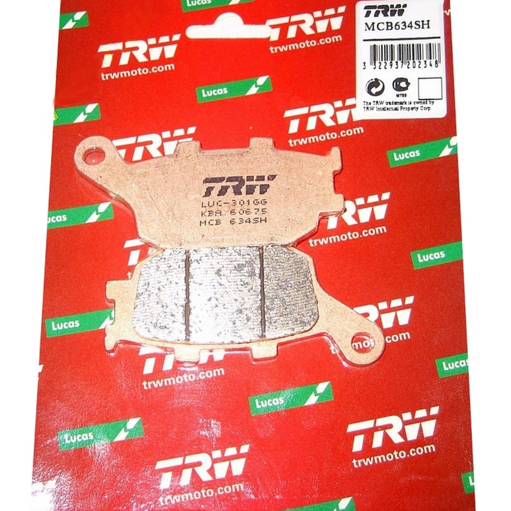TRW MCB634SH KIT PLAQUETTES FREINS FREINS DISQUE