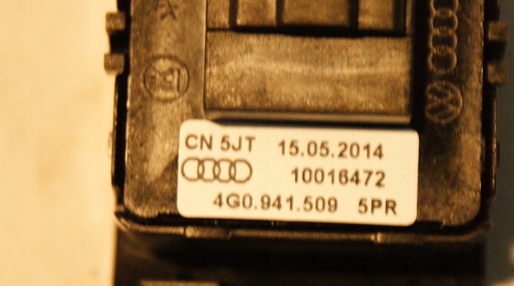 AUDI A7 11R BUTTON LIGHT ALARM 4G0941509 photo 2 - milautoparts-fr.ukrlive.com