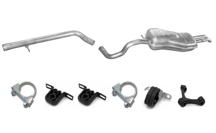 VW BORA 1.9 TDI (1998-2005) TUBE + SILENCER END photo 1 - milautoparts-fr.ukrlive.com