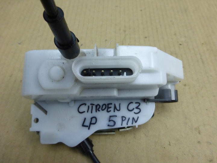 SERRURE PORTIÈRE CITROEN C3 I 5PIN GAUCHE AVANT EUROPE photo 2 - milautoparts-fr.ukrlive.com