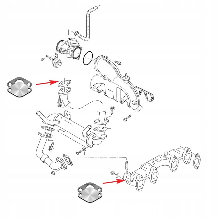 BLIND PLUG VALVE EGR 1.9TDI SEAT CORDOBA IBIZA LEON photo 2 - milautoparts-fr.ukrlive.com