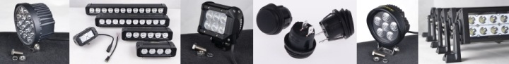 PHARE PROJECTEUR PANNEAU 4X LED 40W COMBO-MIX UTV ATV