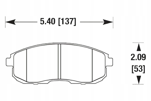 HAWK HPS SABOTS DE FREIN AVANT NISSAN 200SX S13 MAXIMA KRK photo 2 - milautoparts-fr.ukrlive.com