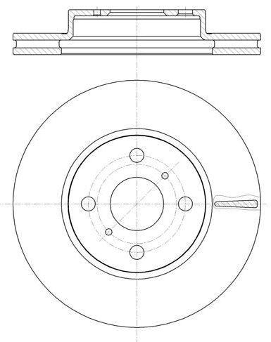 DISQUES DE FREIN AVANT CITROEN AX SAXO XSARA ZX photo 3 - milautoparts-fr.ukrlive.com