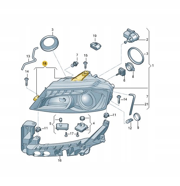 COMPLET DE RÉPARATION DIFFUSEURS REFL. photo 2 - milautoparts-fr.ukrlive.com