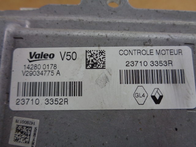 RENAULT CLIO IV CONTROL UNIT 237103353R 2371033352R photo 3 - milautoparts-fr.ukrlive.com