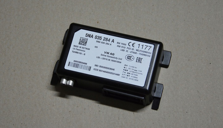 TIGUNA MODULE CONTROL UNIT ONLINE VOLKSWAGEN WITH 5NA035284A photo 1 - milautoparts-fr.ukrlive.com