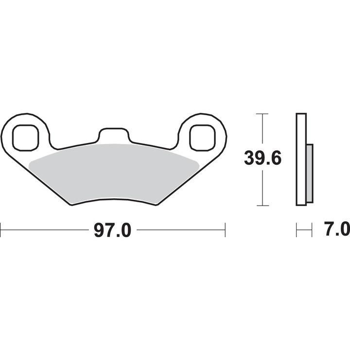 PADS SBS 716ATS POLARIS SPORTSMAN 500 photo 1 - milautoparts-fr.ukrlive.com